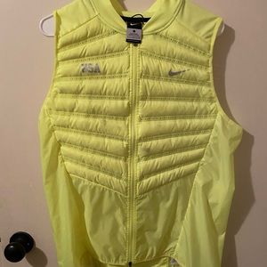 Nike volt (neon yellow) Team USA vest - L